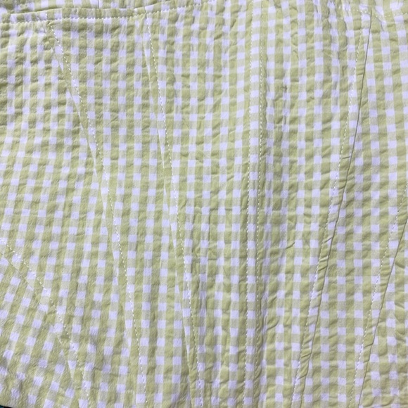 NWT ZARA Corset top with a sweetheart neckline and wide straps. lime zip.SIZE S - Picture 15 of 17